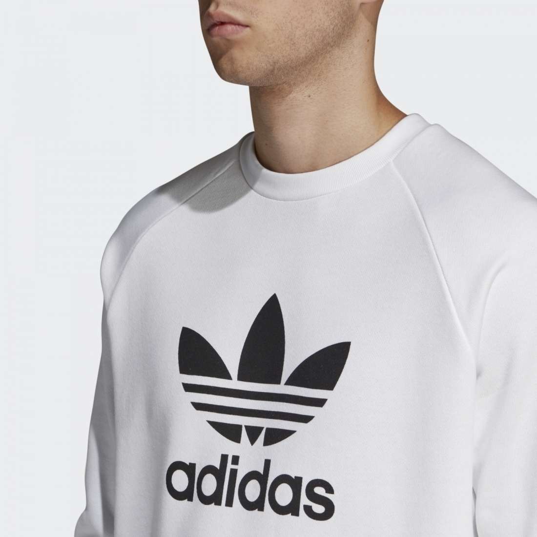 SWEATSHIRT ADIDAS TREFOIL WHITE