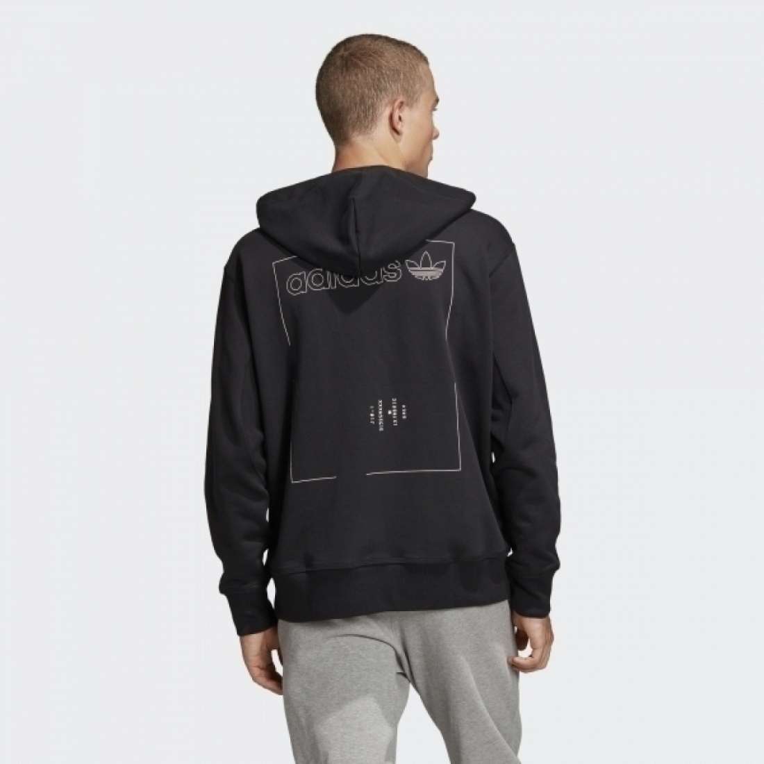 CASACO ADIDAS KAVAL FZ HOODY BLACK