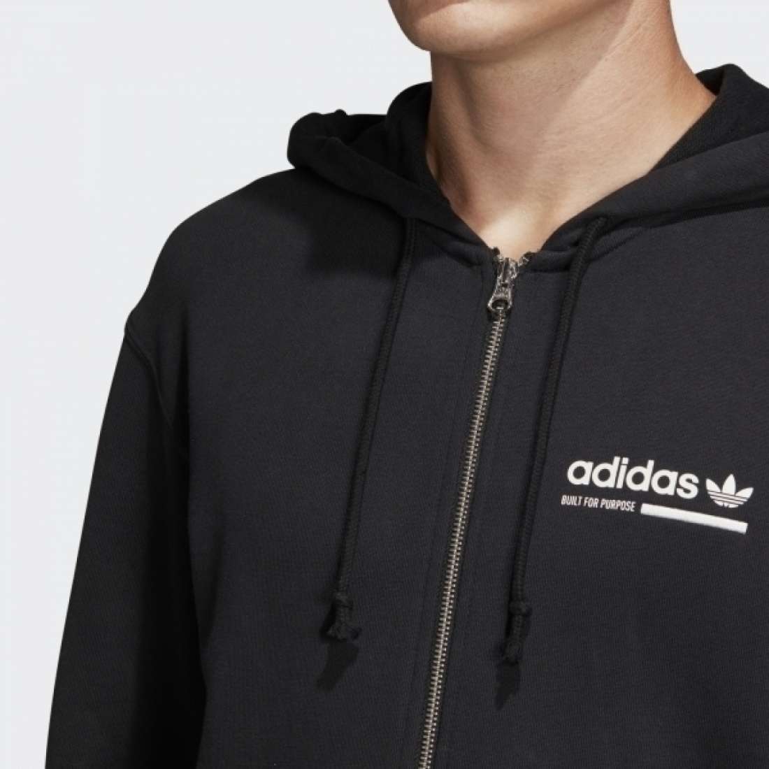 CASACO ADIDAS KAVAL FZ HOODY BLACK