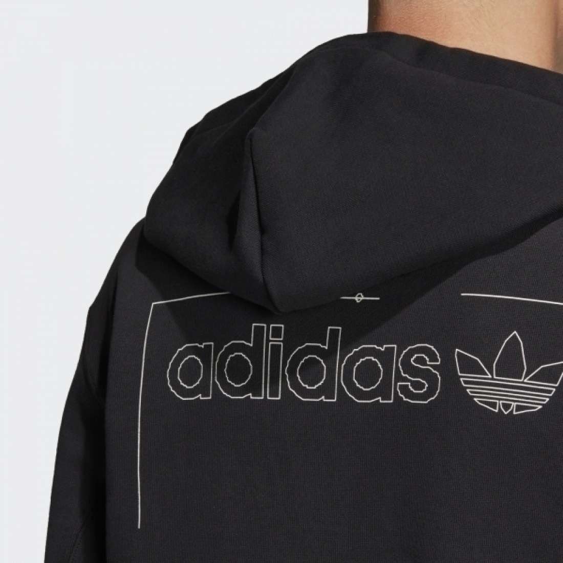 CASACO ADIDAS KAVAL FZ HOODY BLACK