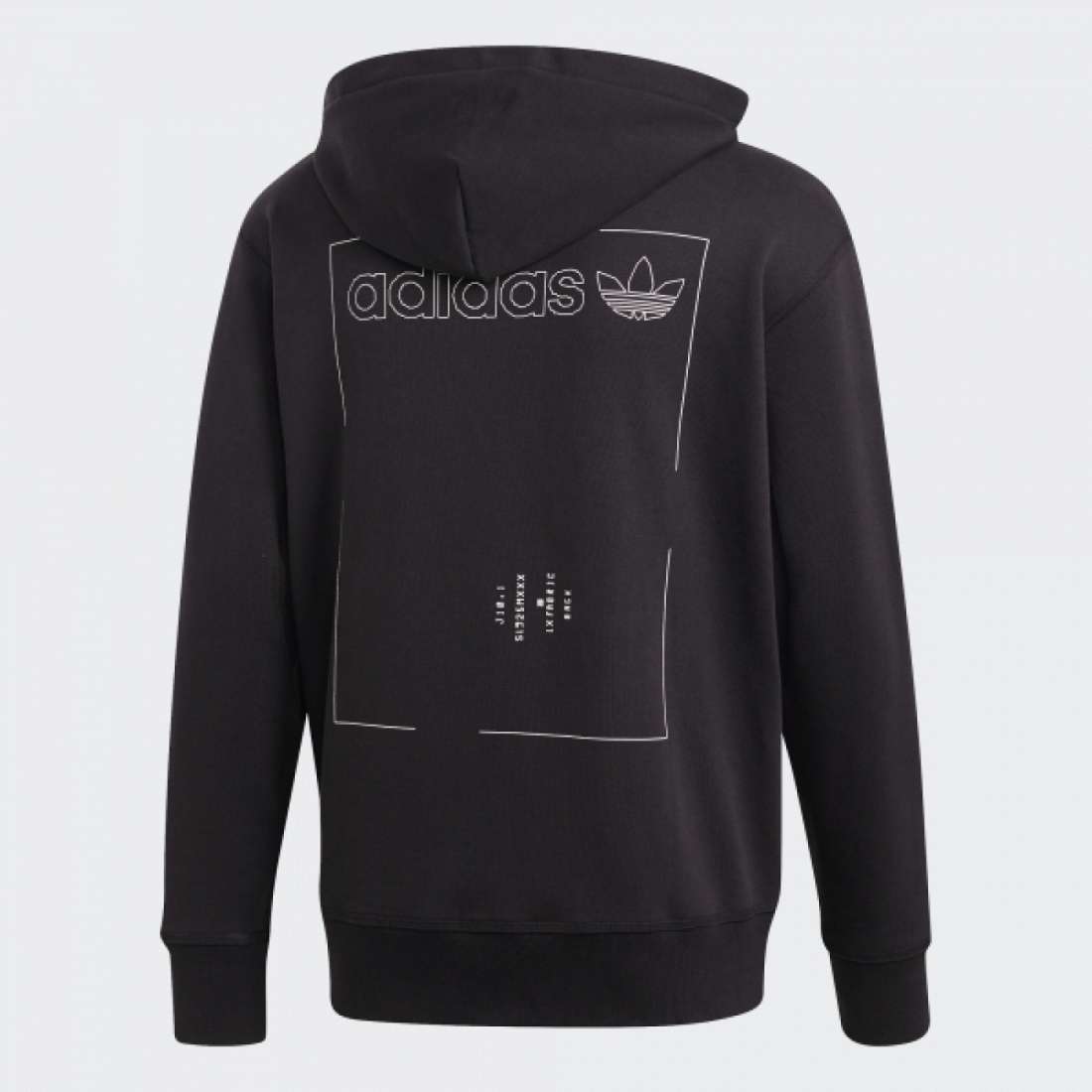 CASACO ADIDAS KAVAL FZ HOODY BLACK
