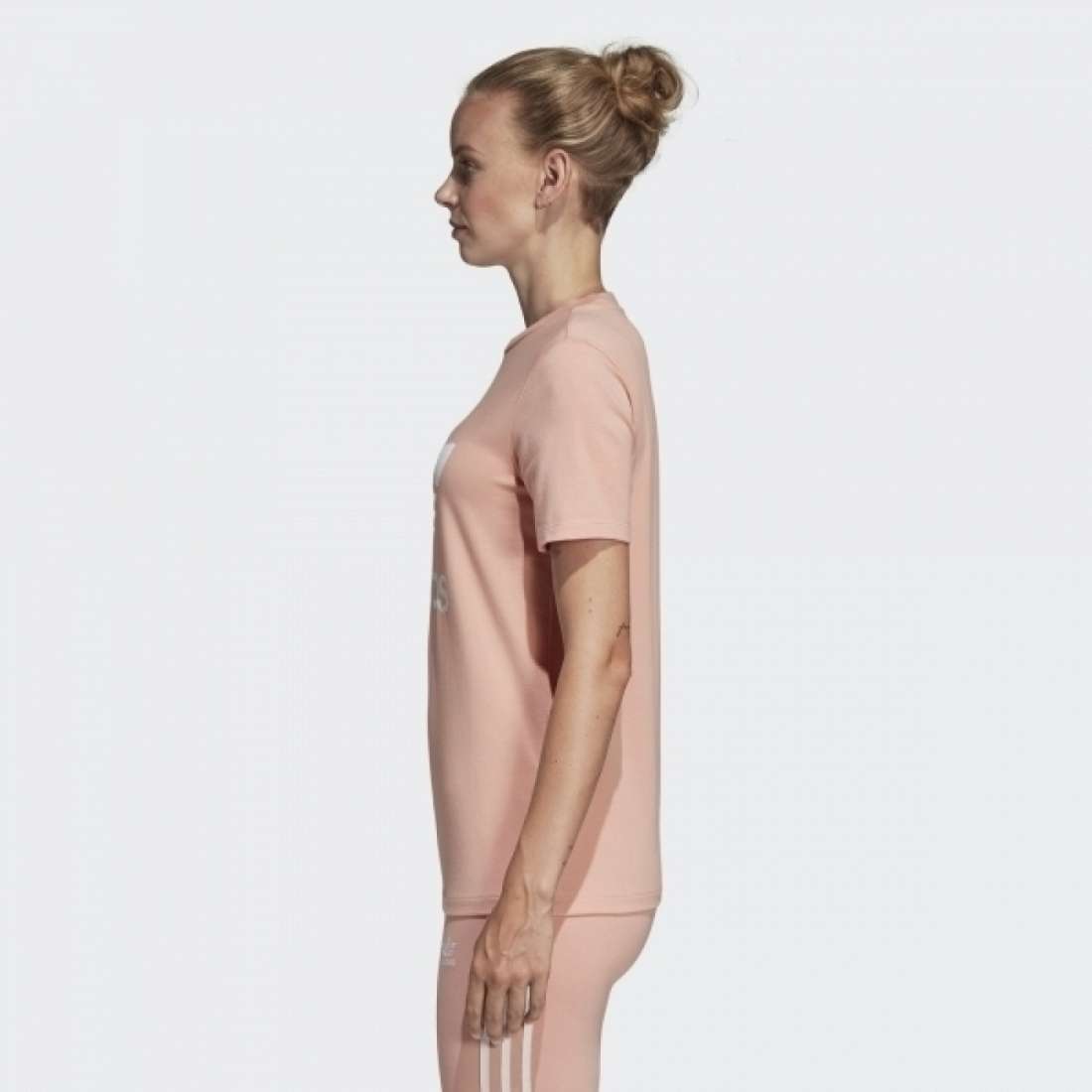 TSHIRT ADIDAS TREFOIL DUST PINK