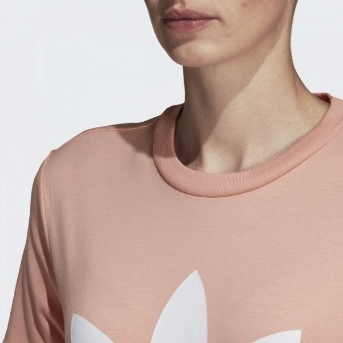 TSHIRT ADIDAS TREFOIL DUST PINK