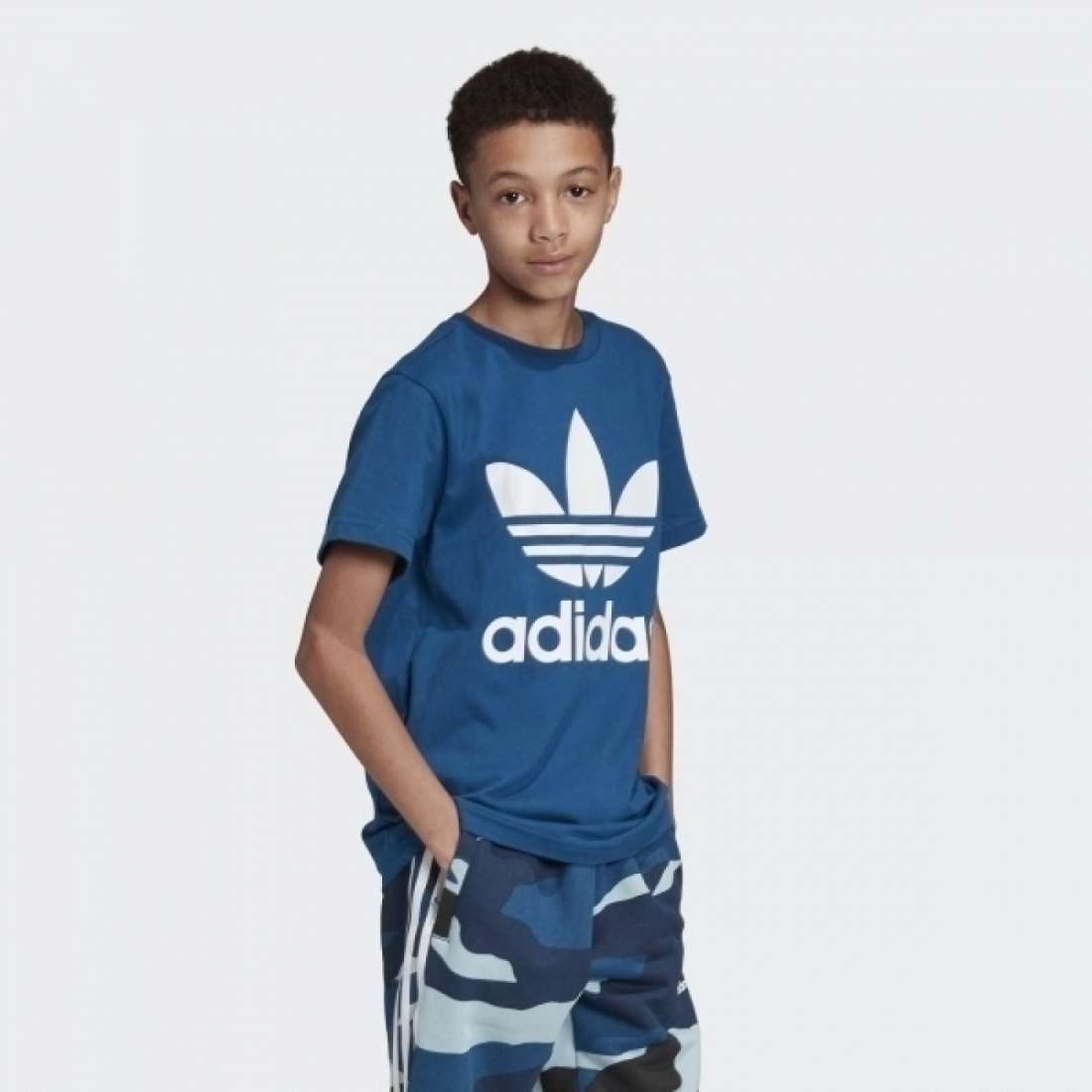 TSHIRT ADIDAS TREFOIL BLUE