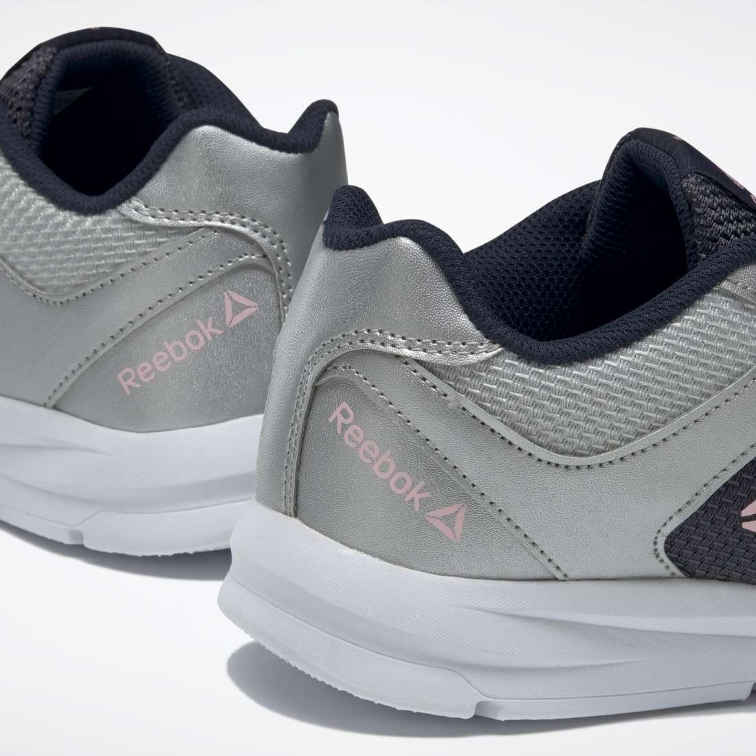 REEBOK RUSH RUNNER NAVY/SILVER/PINK