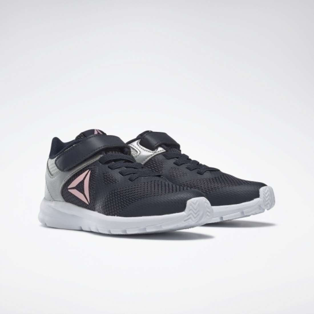 REEBOK RUSH RUNNER NAVY/SILVER/PINK