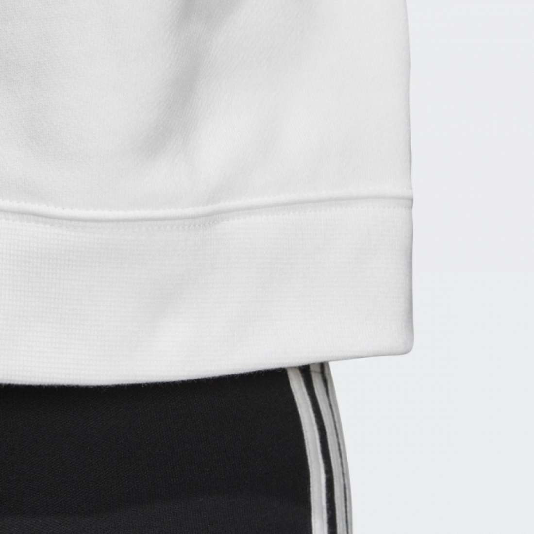 HOODIE ADIDAS CROPPED WHITE