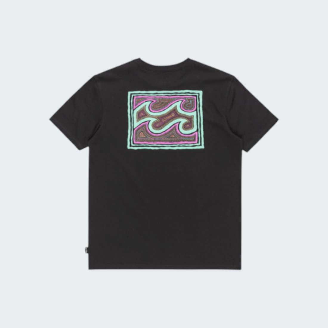 TSHIRT BILLABONG CRAYON WAVE WASHED VLACK