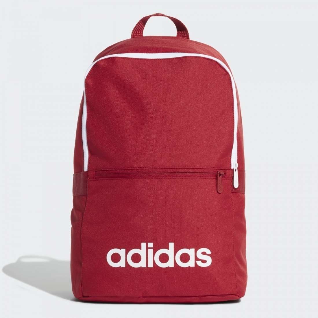 MOCHILA ADIDAS DAILY LINEAR CLASSIC ACTIVE MAROON / WHITE