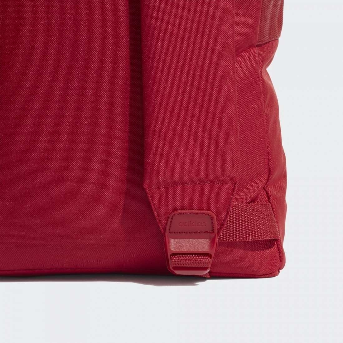 MOCHILA ADIDAS DAILY LINEAR CLASSIC ACTIVE MAROON / WHITE