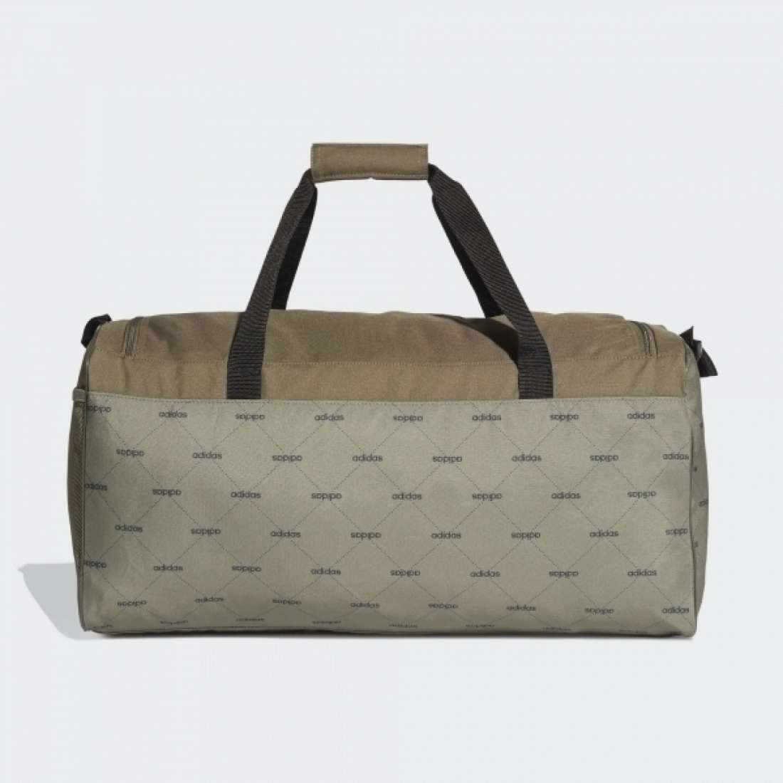 SACO ADIDAS DUFFEL LINEAR RAW KHAKI / BLACK / WHITE