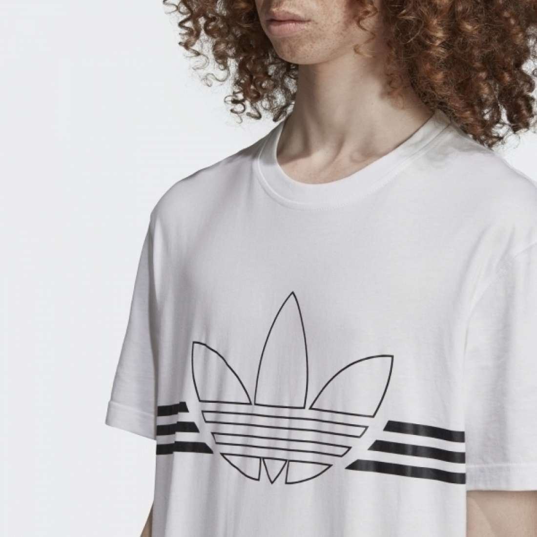 TSHIRT ADIDAS OUTLINE WHITE