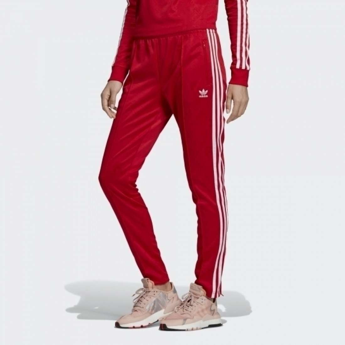 CALÇAS ADIDAS SUPERSTAR TOP SCARLET