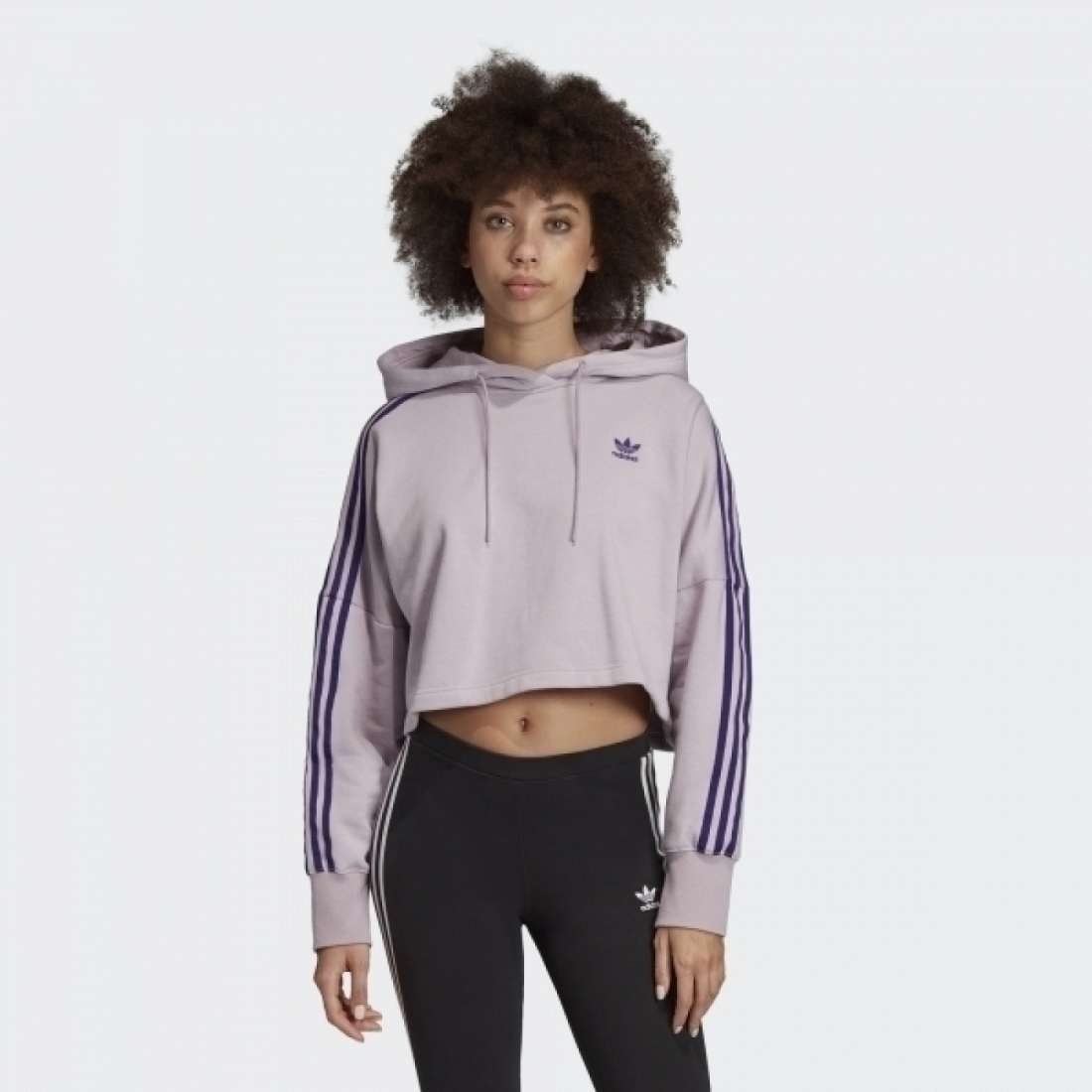 HOODIE ADIDAS CROPPED PURPLE