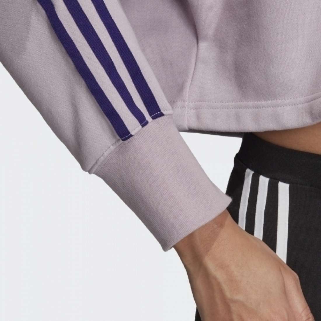 HOODIE ADIDAS CROPPED PURPLE