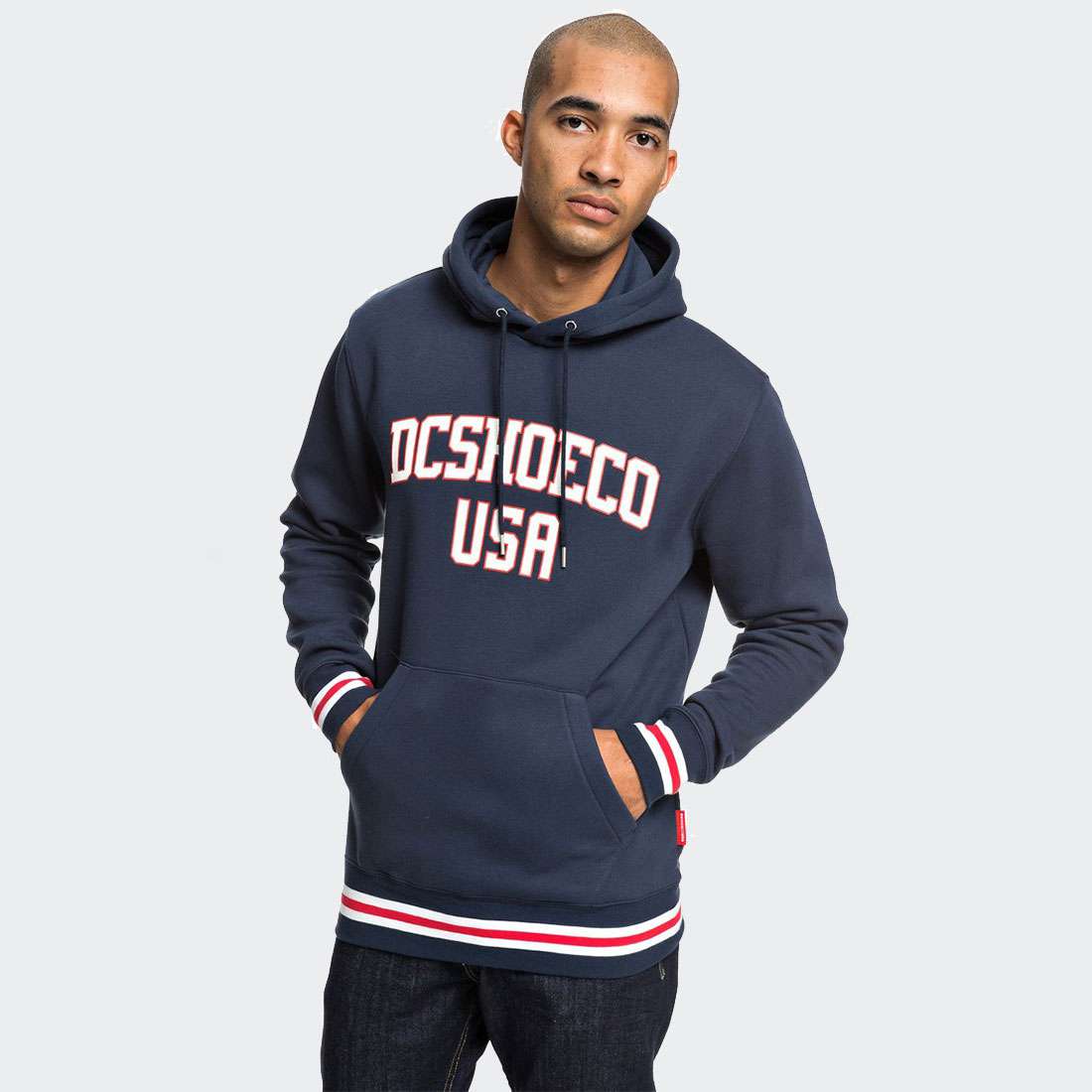 SWEATSHIRT DC GLENRIDGE BLACK/IRIS
