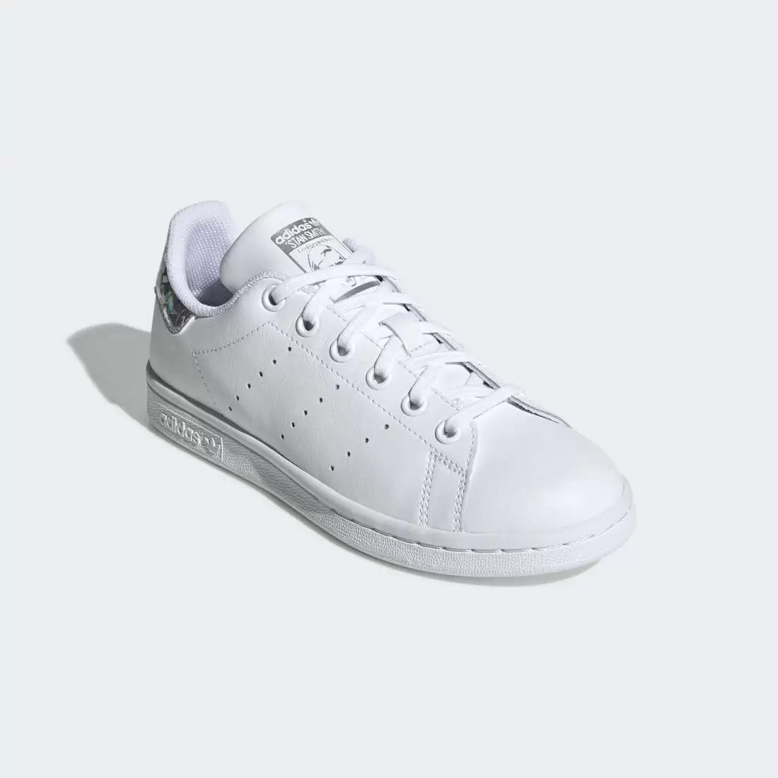 ADIDAS STAN SMITH J WHITE/SILVER