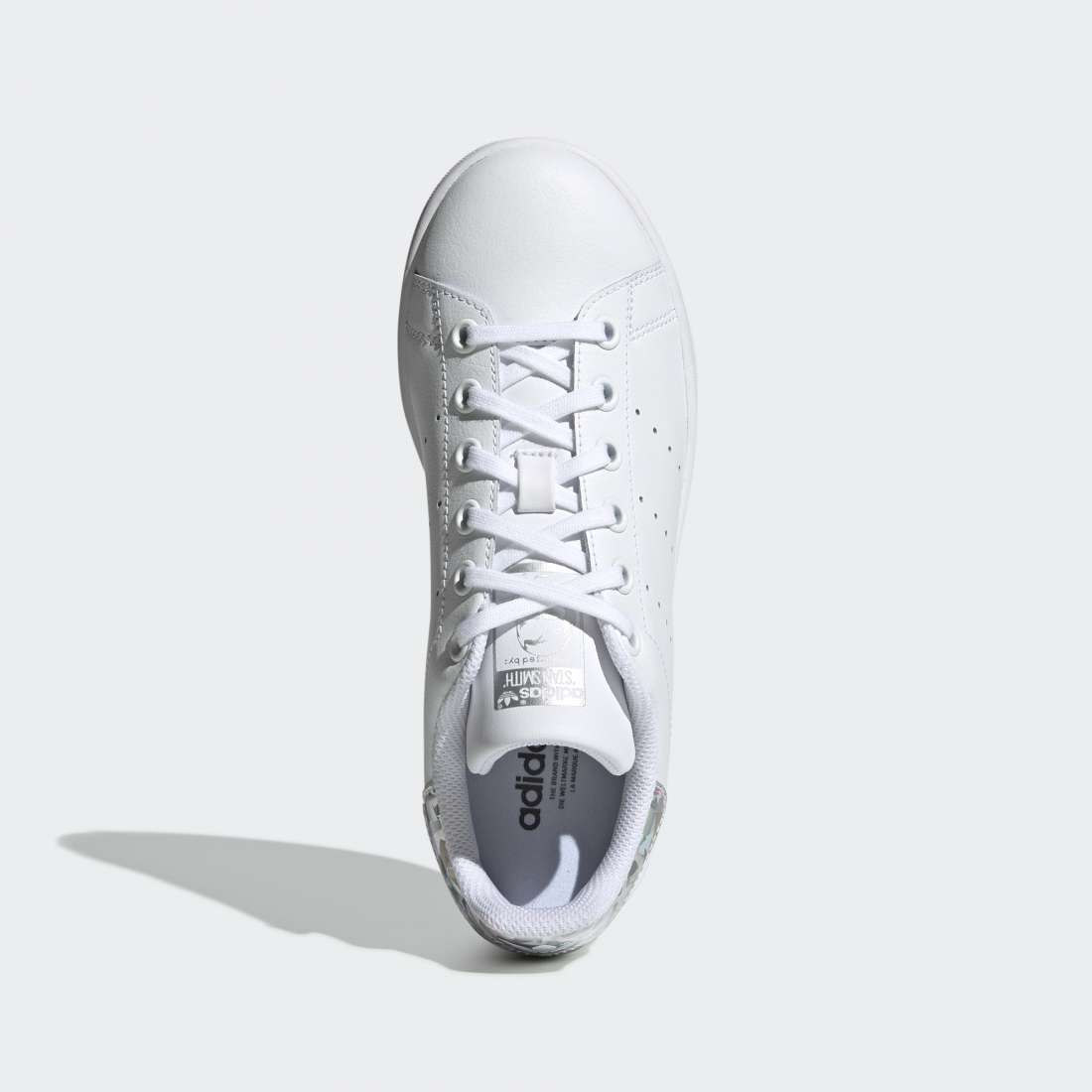 ADIDAS STAN SMITH J WHITE/SILVER