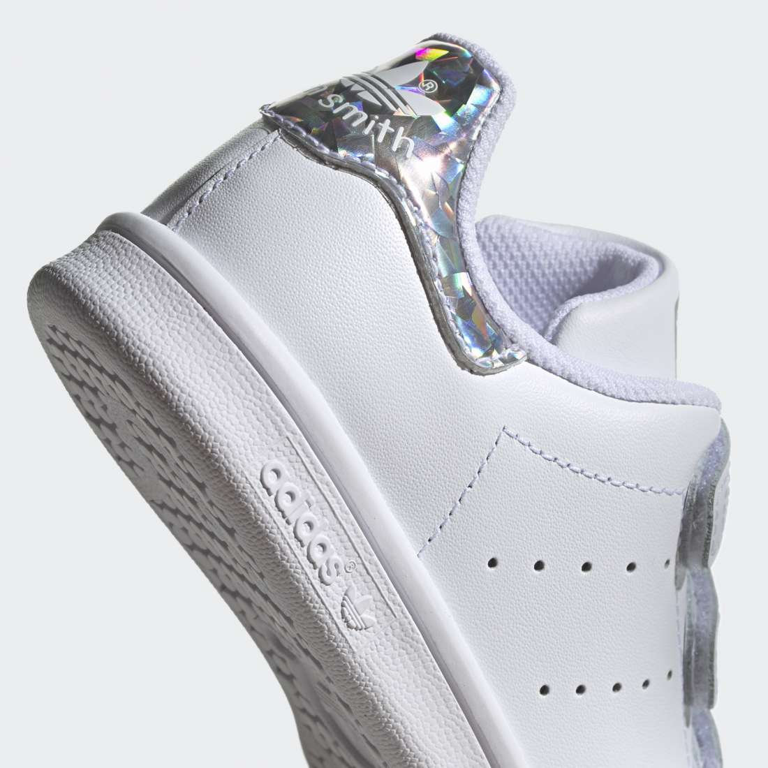 ADIDAS STAN SMITH CF C WHITE/SILVER