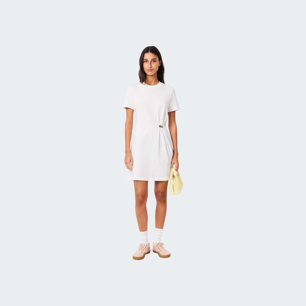 VESTIDO LACOSTE EF0583 WHITE