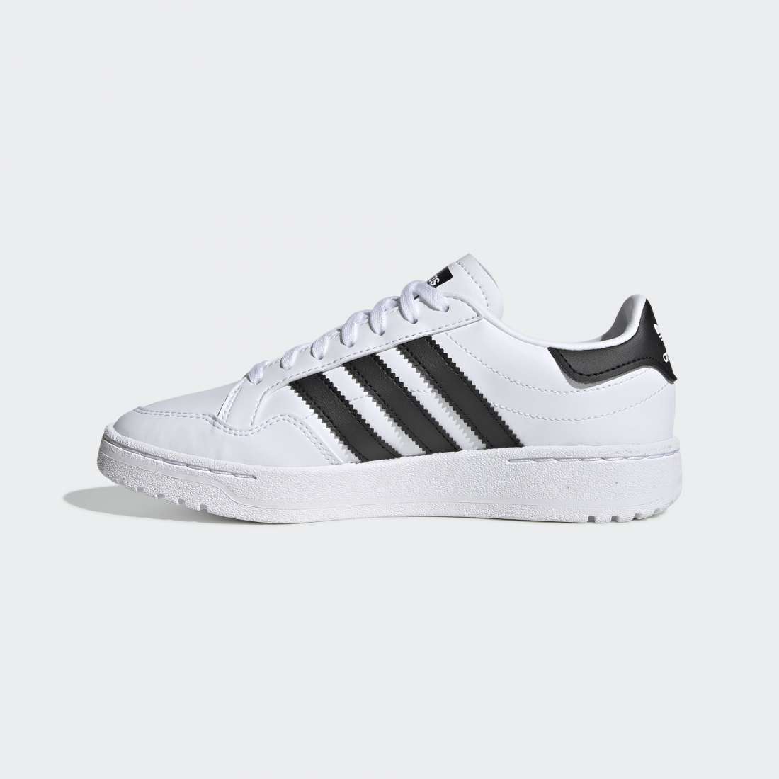 ADIDAS TEAM COURT J FTWWHT/CBLACK/FTWWHT