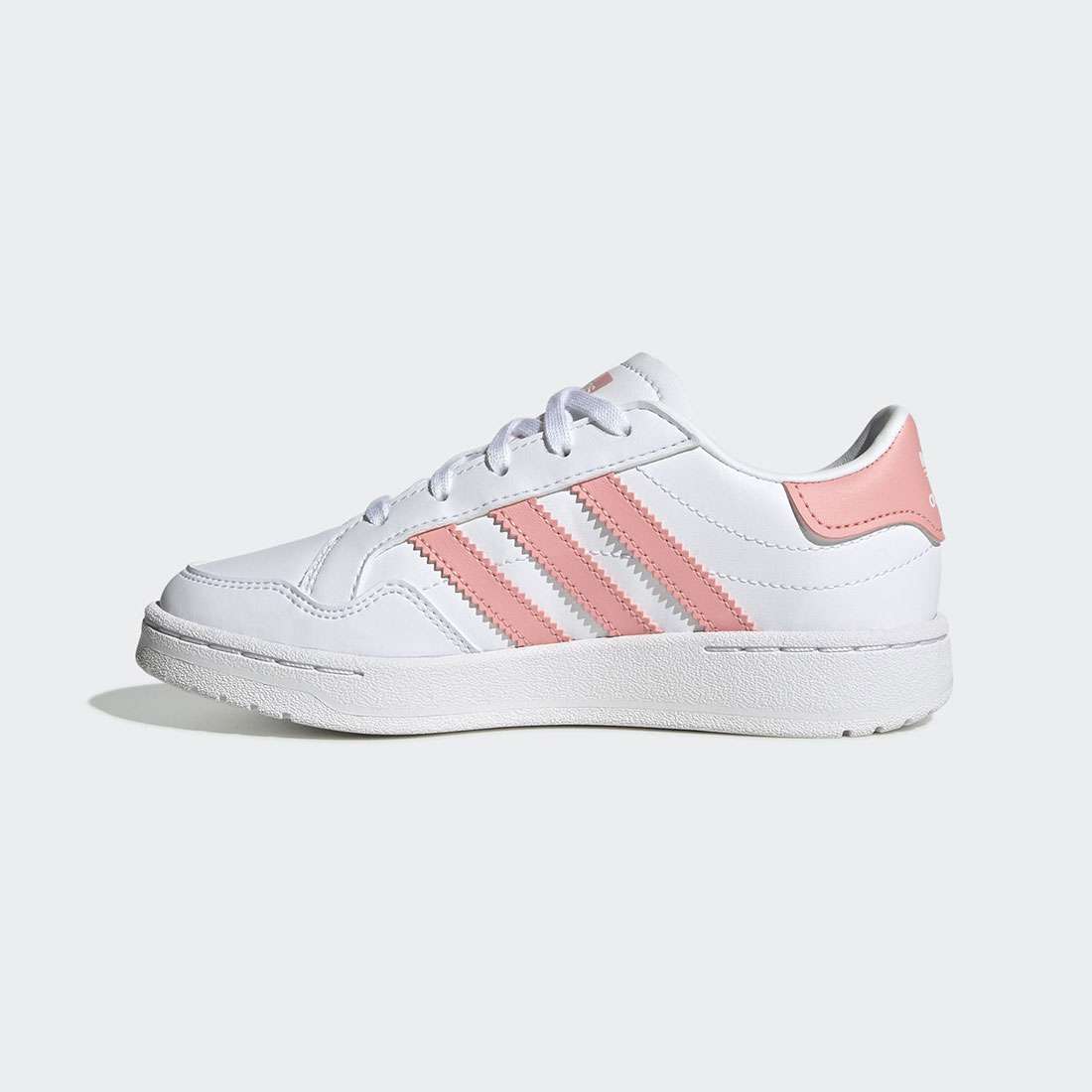 ADIDAS TEAM COURT C CLOUD WHITE / GLOW PINK