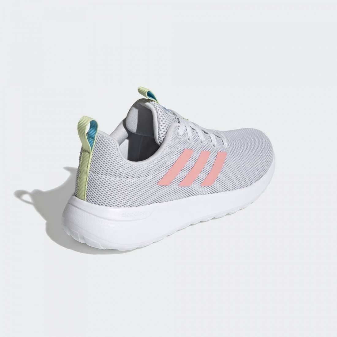 ADIDAS LITE RACER CLN K DASH GREY / GLOW PINK / YELLOW TINT