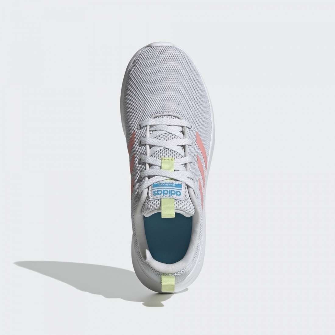 ADIDAS LITE RACER CLN K DASH GREY / GLOW PINK / YELLOW TINT