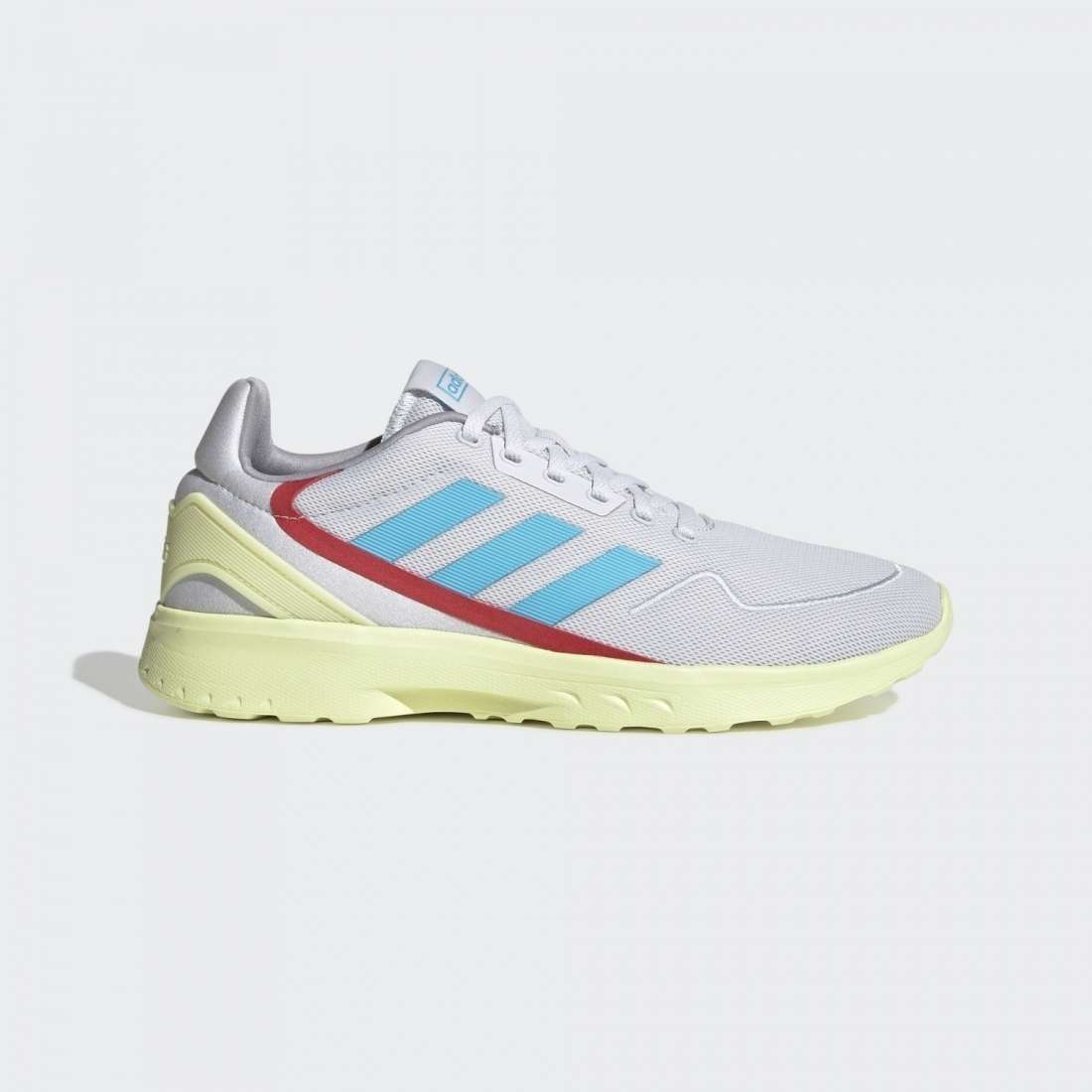 ADIDAS NEBZED DASH GREY / BRIGHT CYAN / YELLOW TINT