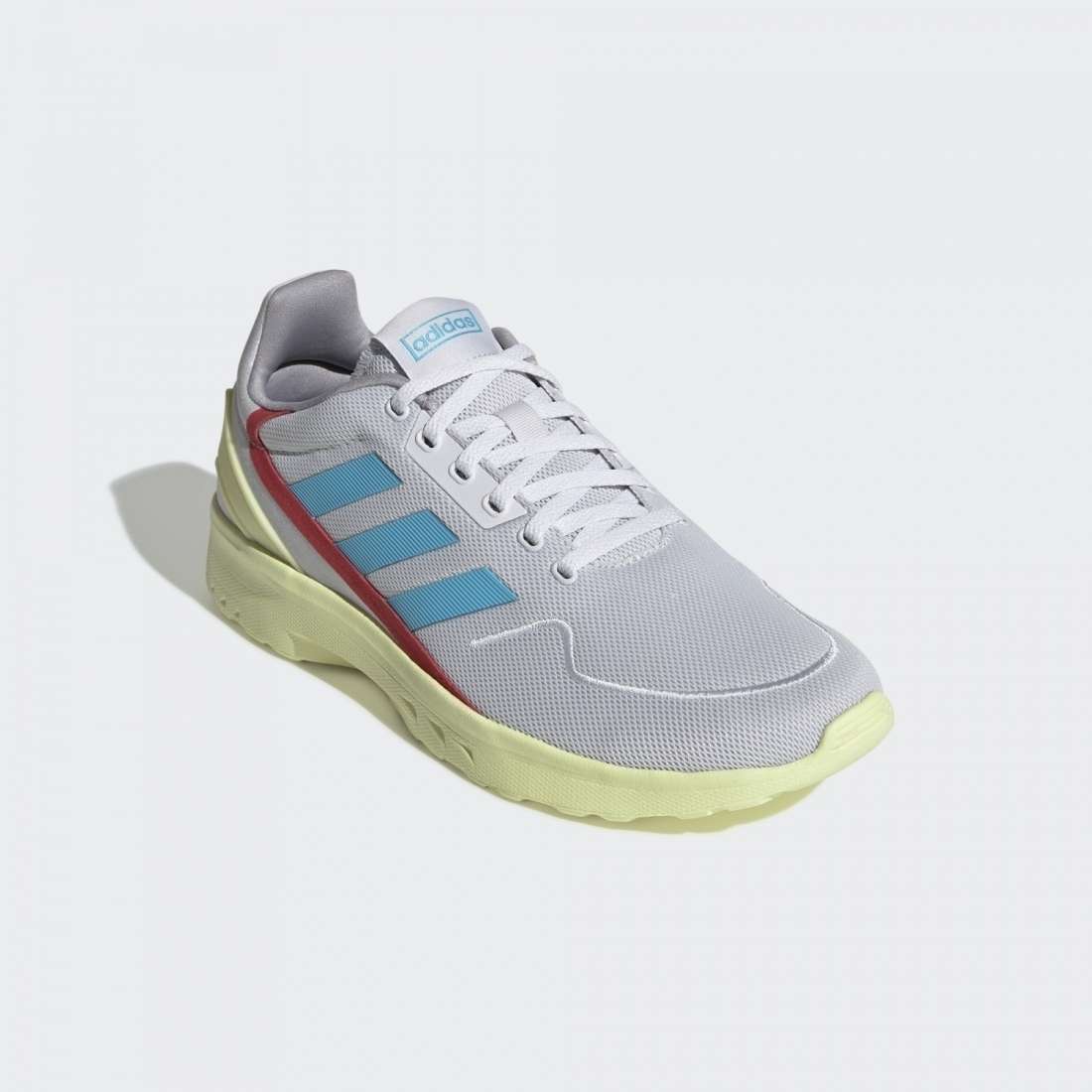 ADIDAS NEBZED DASH GREY / BRIGHT CYAN / YELLOW TINT