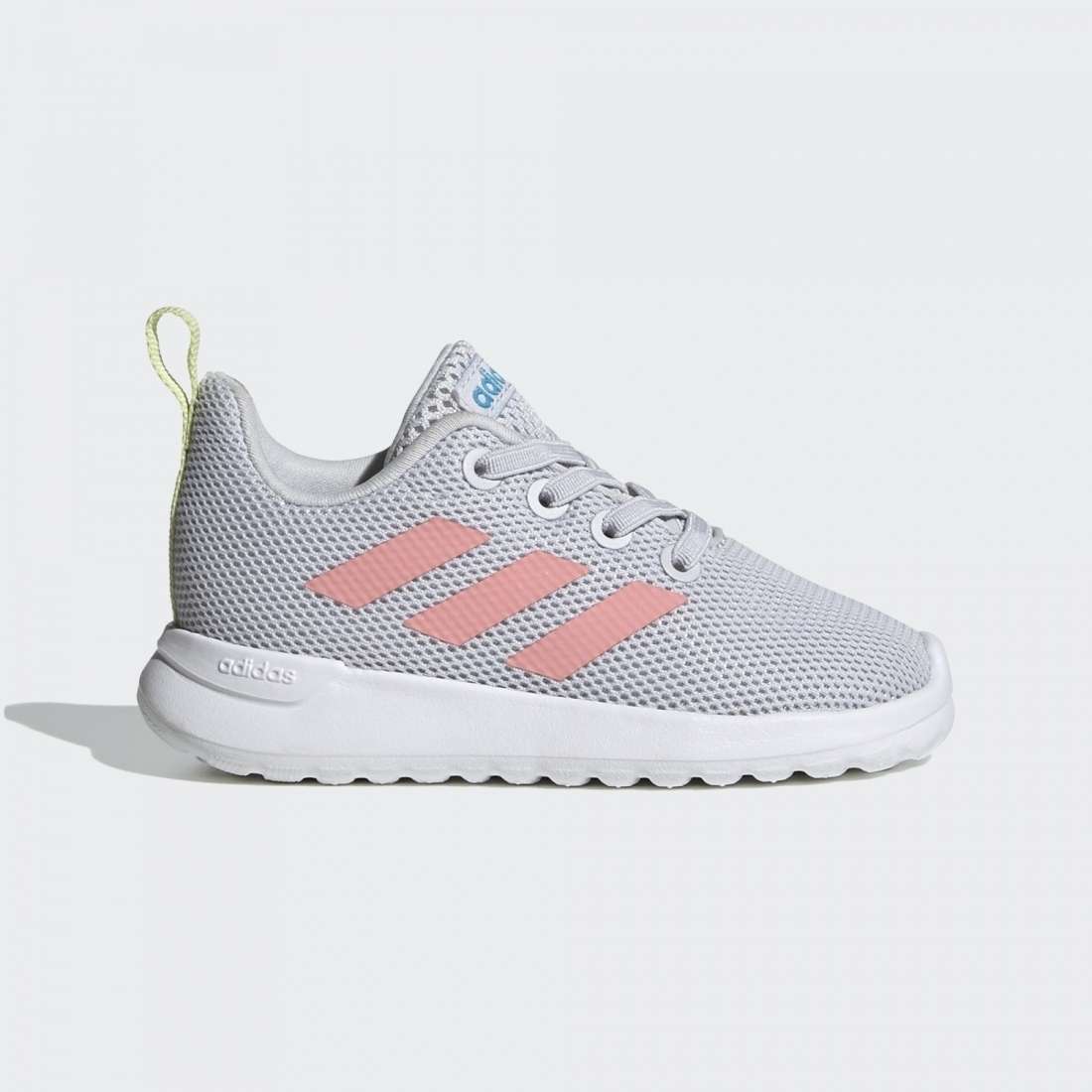ADIDAS LITE RACER CLN I DASH GREY / GLOW PINK / YELLOW TINT