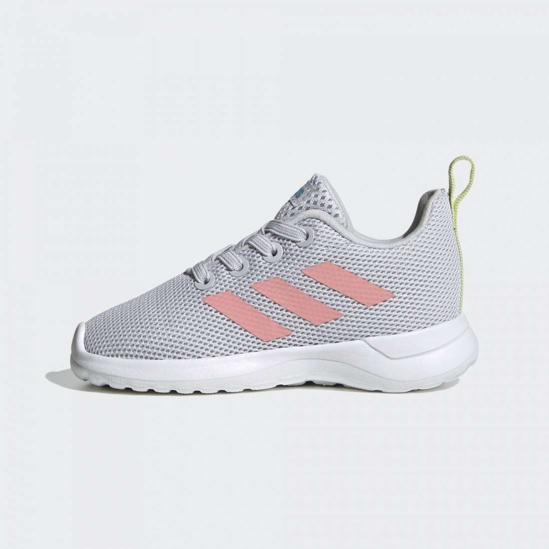 ADIDAS LITE RACER CLN I DASH GREY / GLOW PINK / YELLOW TINT