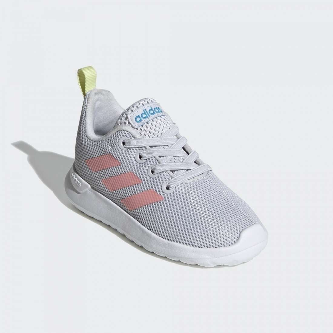 ADIDAS LITE RACER CLN I DASH GREY / GLOW PINK / YELLOW TINT