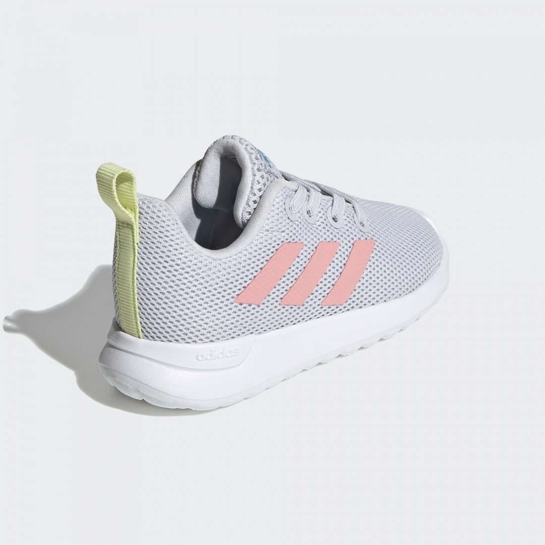 ADIDAS LITE RACER CLN I DASH GREY / GLOW PINK / YELLOW TINT