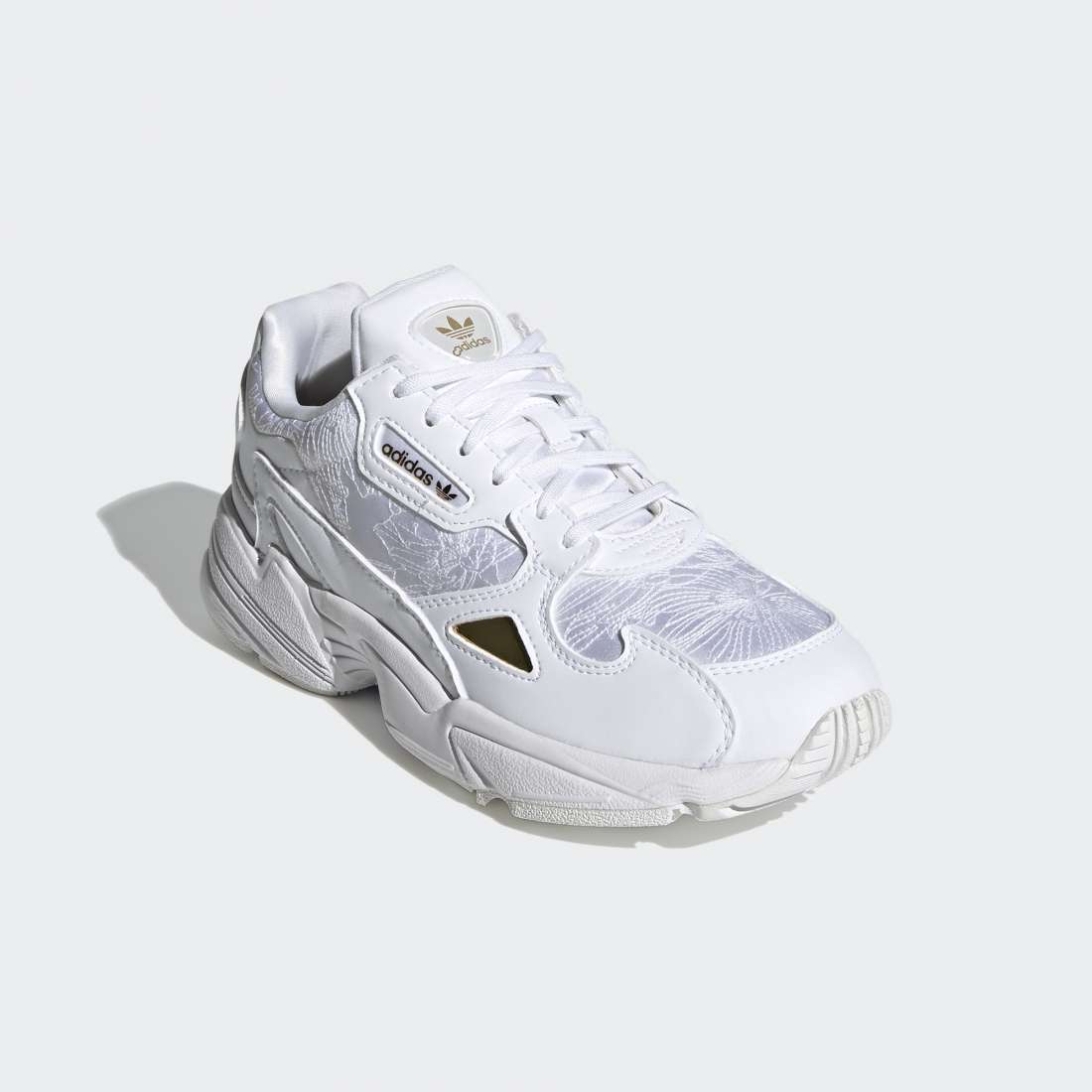 ADIDAS FALCON W FTWWHT/FTWWHT/GOLDMT