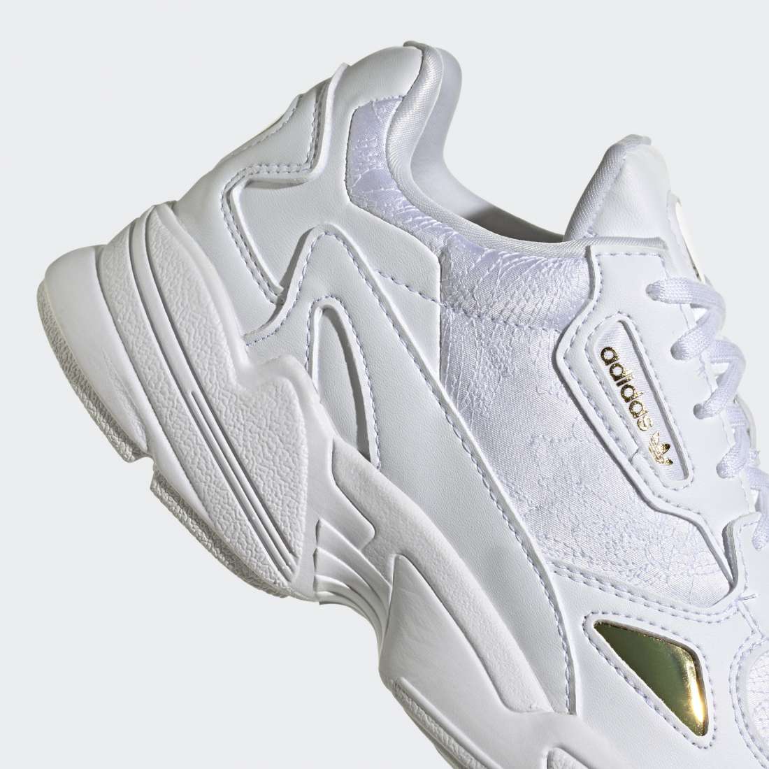 ADIDAS FALCON W FTWWHT/FTWWHT/GOLDMT