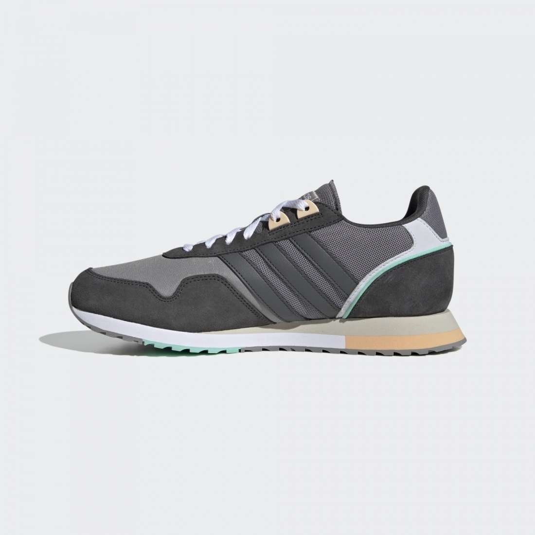 ADIDAS 8K 2020 DOVE GREY / GREY SIX / GLOW ORANGE