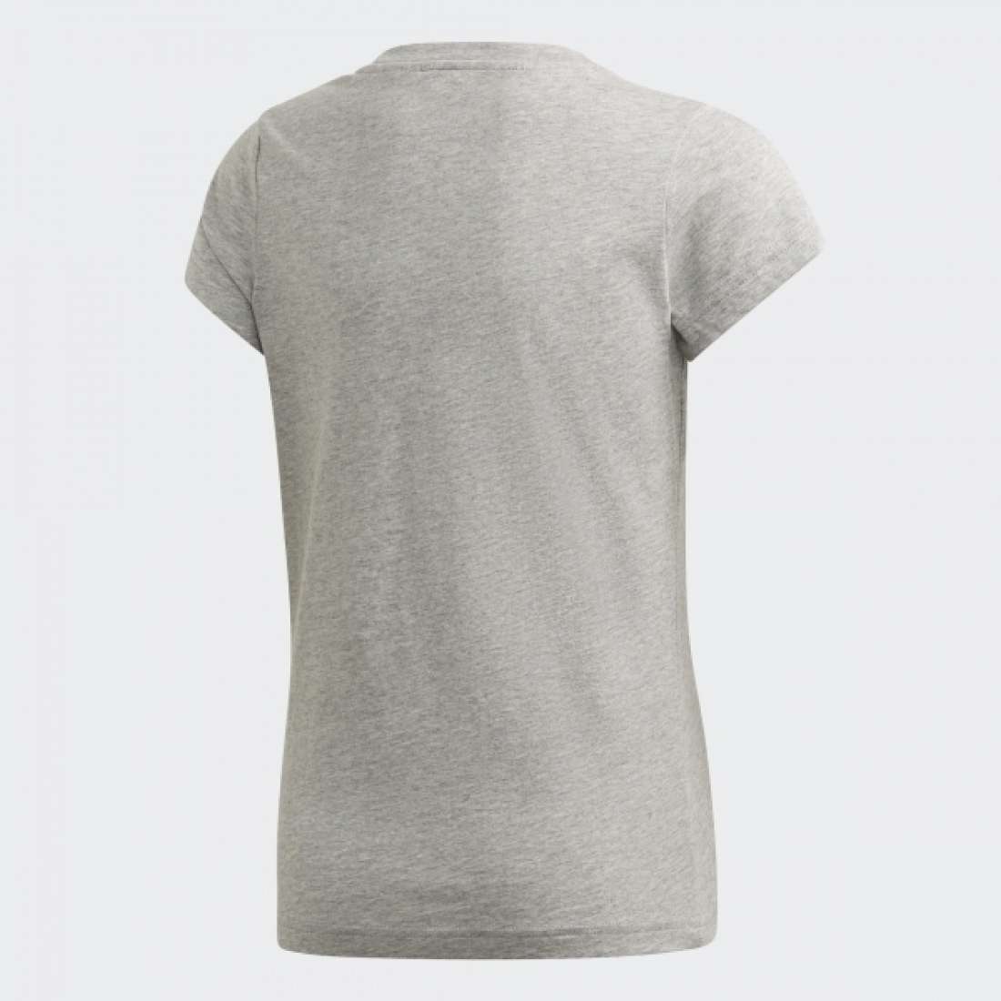 TSHIRT ADIDAS LINEAR ESSENTIALS K MEDIUM GREY HEATHER / REAL PINK