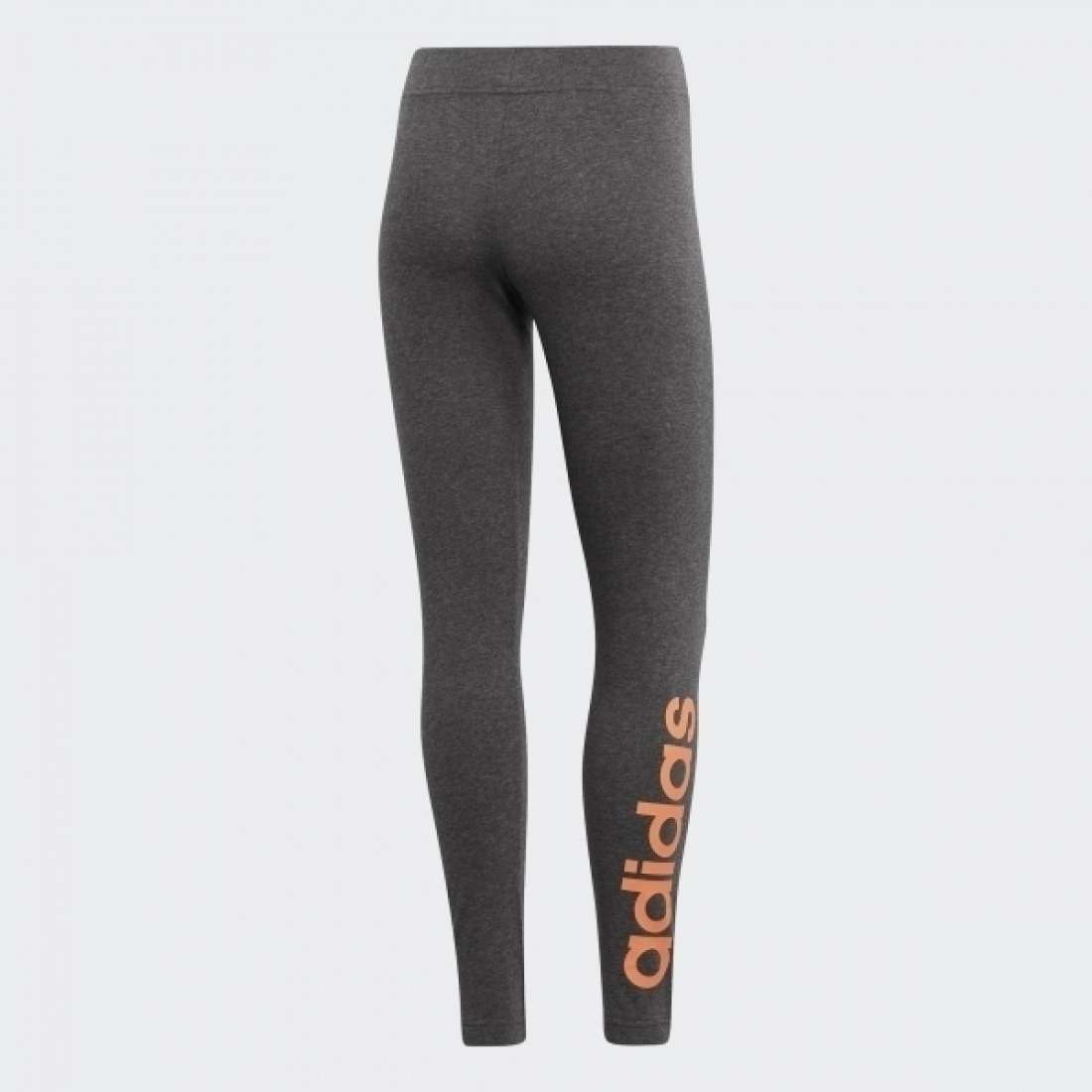 LEGGINGS ADIDAS ESSENTIALS LINEAR DARK GREY HEATHER / SEMI CORAL