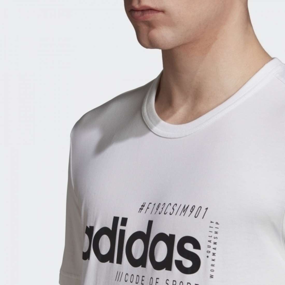 TSHIRT ADIDAS BRILLIANT BASICS WHITE