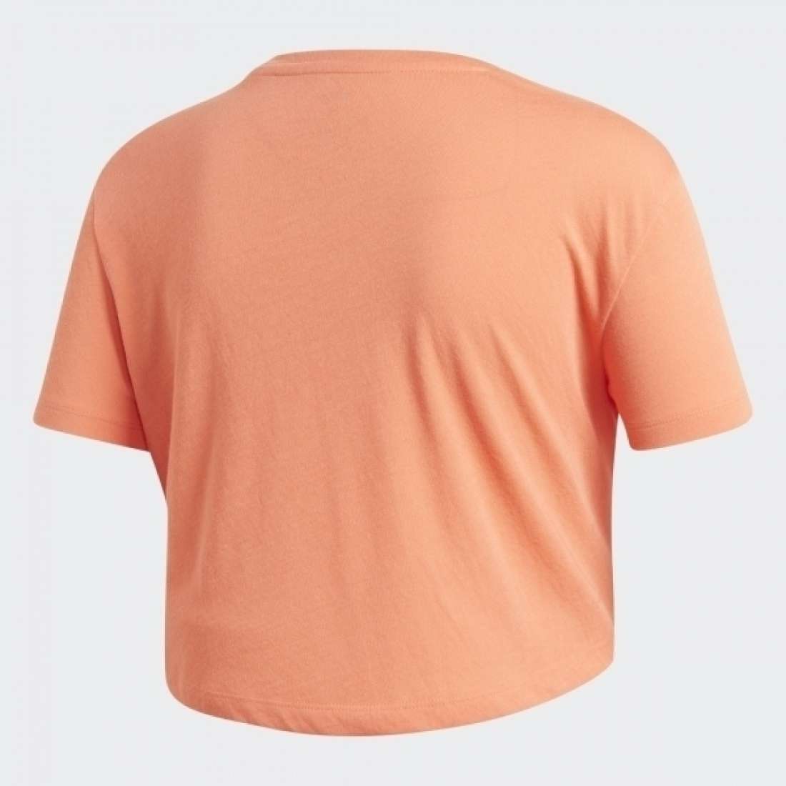 TSHIRT ADIDAS CROPPED W SEMI CORAL / WHITE