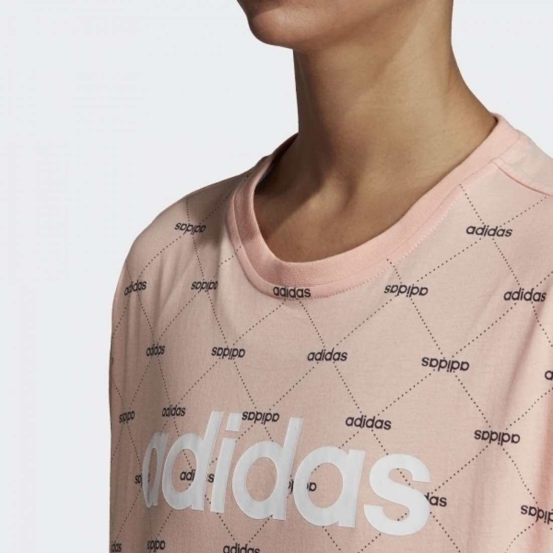 TSHIRT ADIDAS LINEAR GRAPHIC W GLOW PINK / LEGEND INK