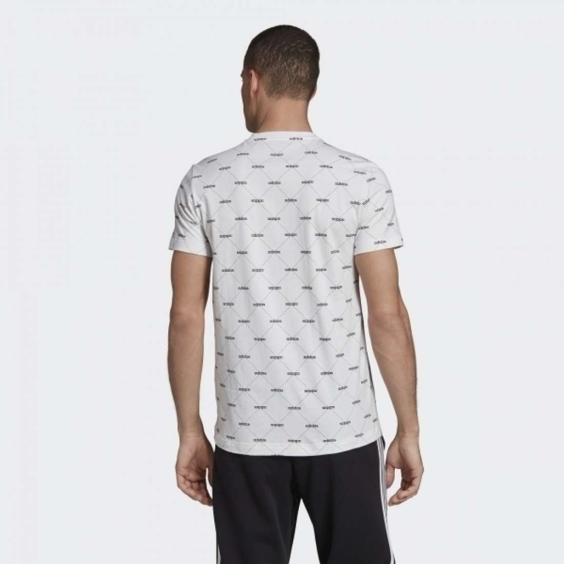 TSHIRT ADIDAS LINEAR GRAPHIC WHITE/BLACK
