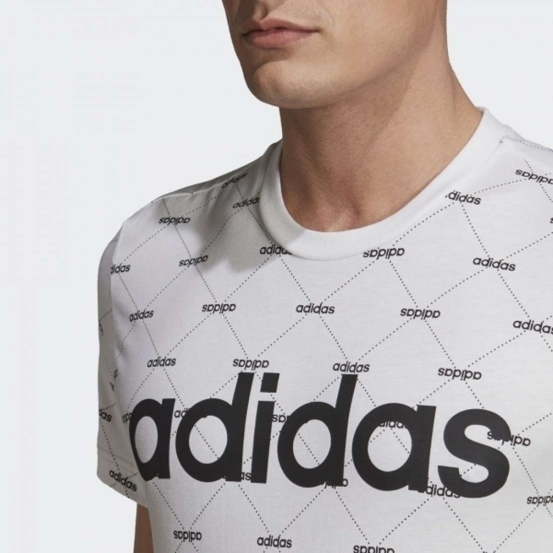 TSHIRT ADIDAS LINEAR GRAPHIC WHITE/BLACK