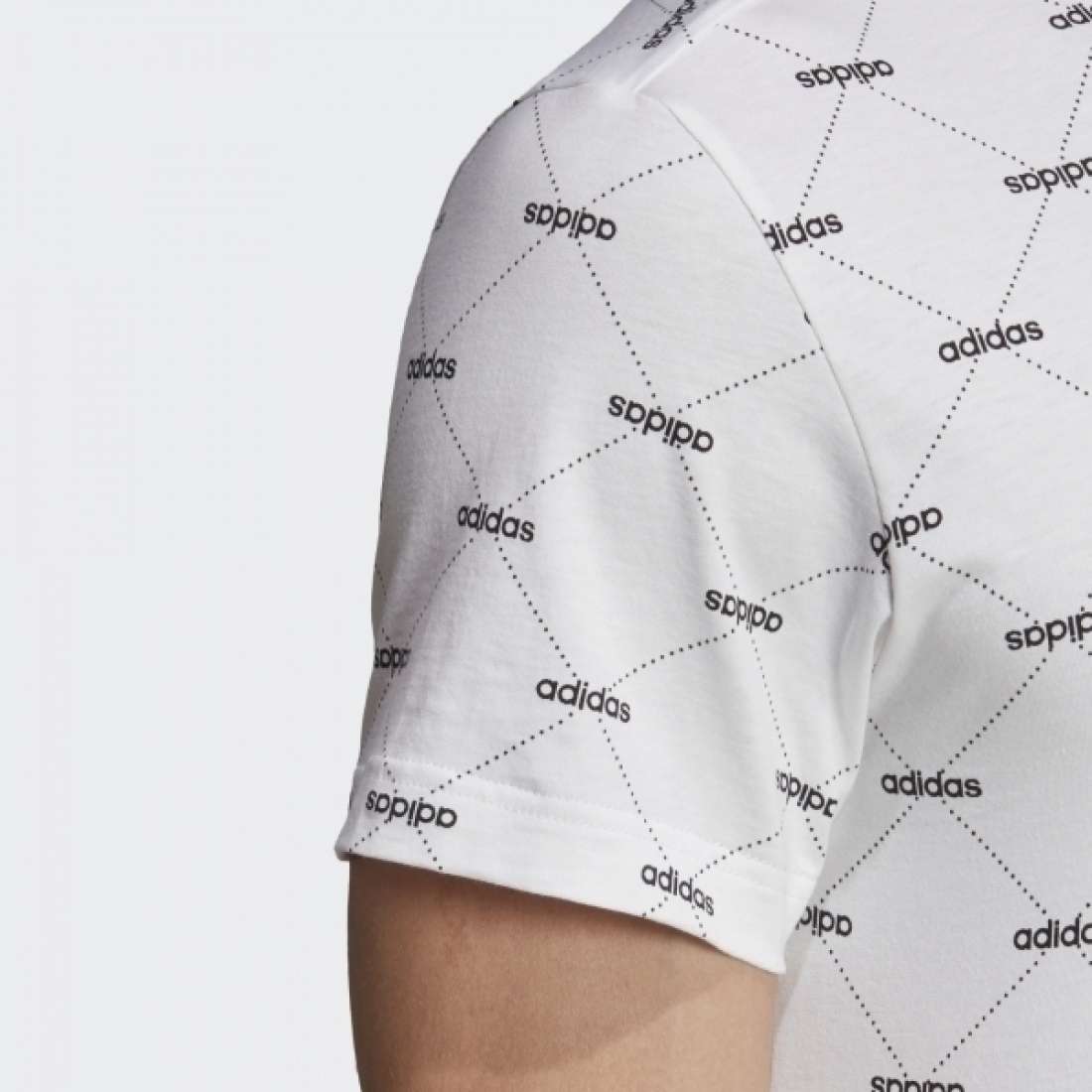 TSHIRT ADIDAS LINEAR GRAPHIC WHITE/BLACK