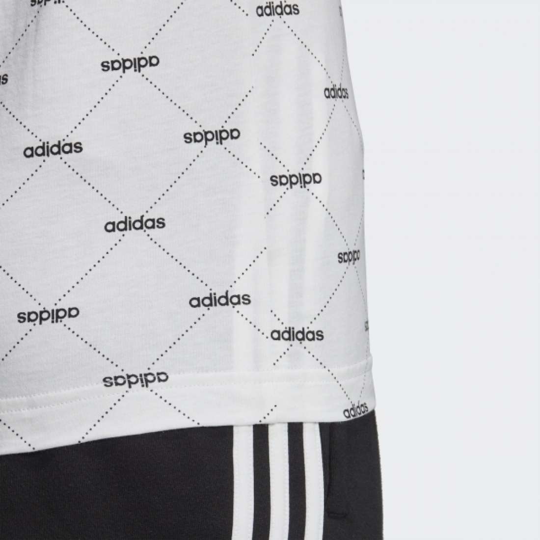 TSHIRT ADIDAS LINEAR GRAPHIC WHITE/BLACK