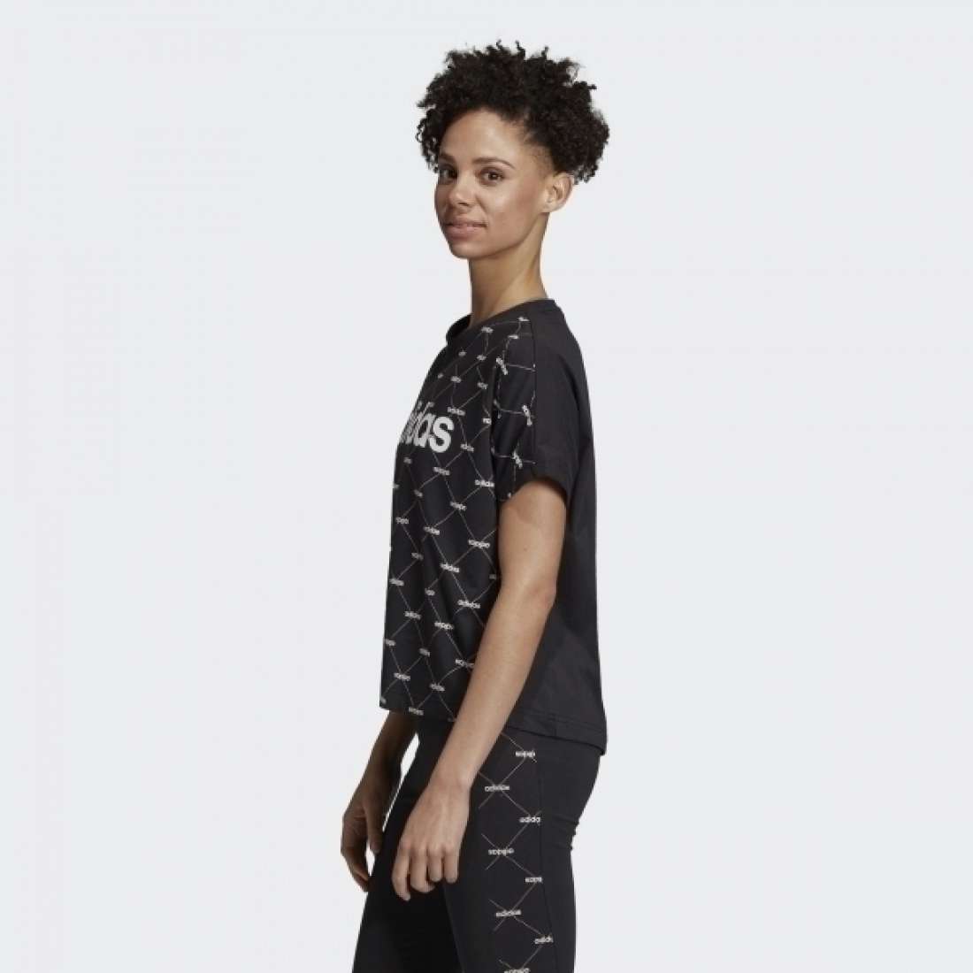 TSHIRT ADIDAS LINEAR GRAPHIC W BLACK/WHITE
