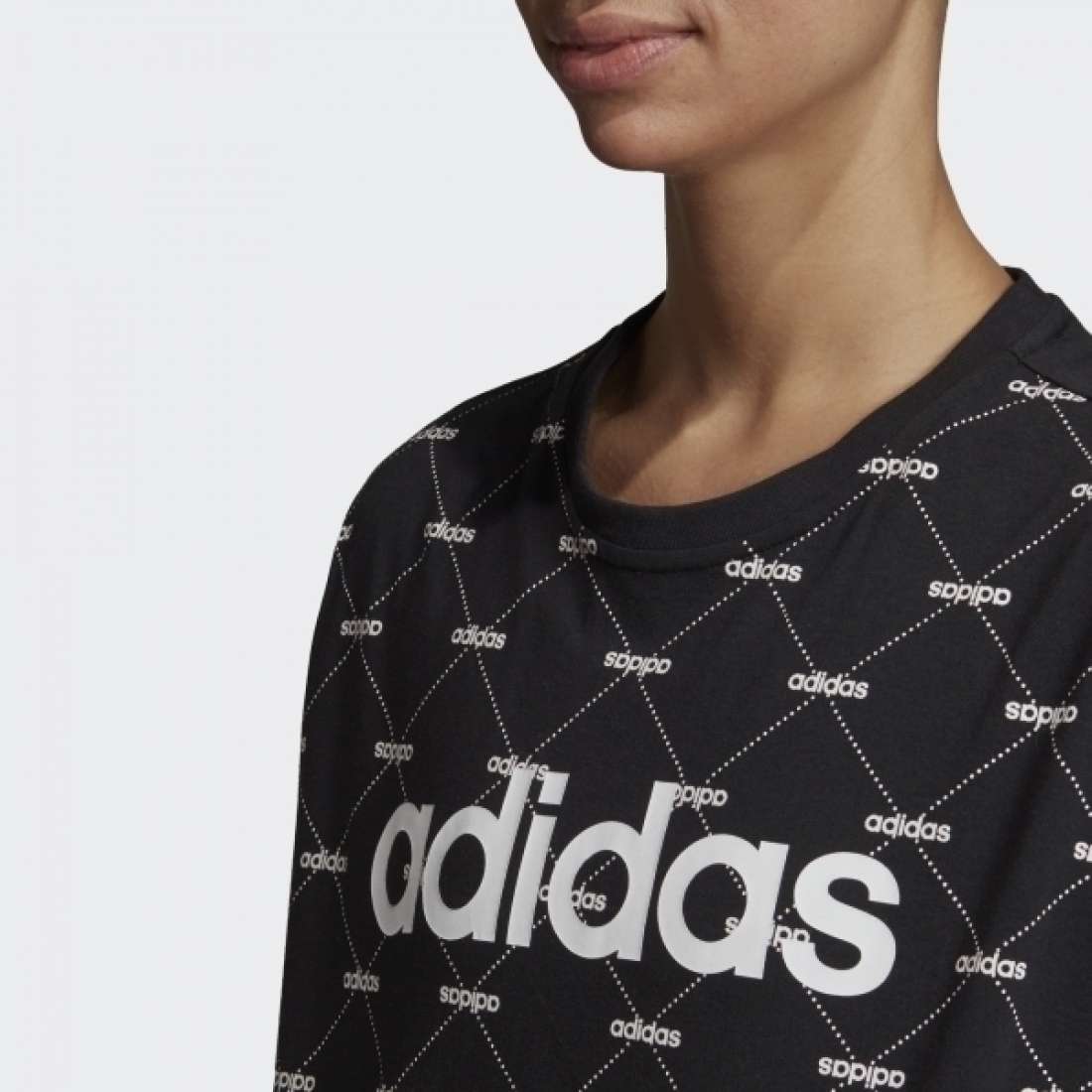 TSHIRT ADIDAS LINEAR GRAPHIC W BLACK/WHITE