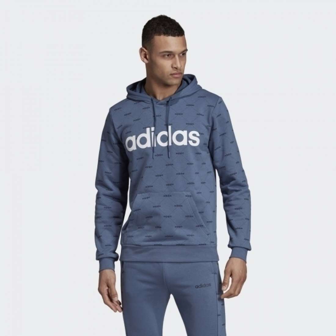 HOODIE ADIDAS LINEAR GRAPHIC TECH INK / LEGEND INK