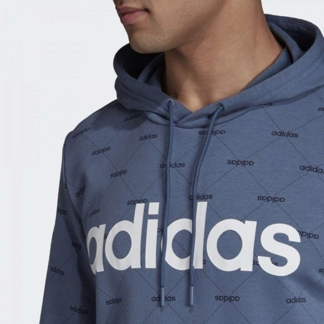 HOODIE ADIDAS LINEAR GRAPHIC TECH INK / LEGEND INK